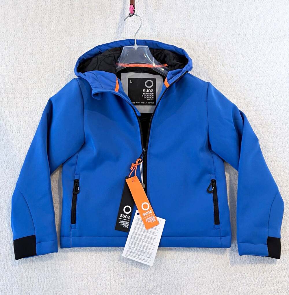 sun2 KAPPIO PLUS 3U Hooded Full Zip Lined Jacket Kids L 9-10Y Blue
